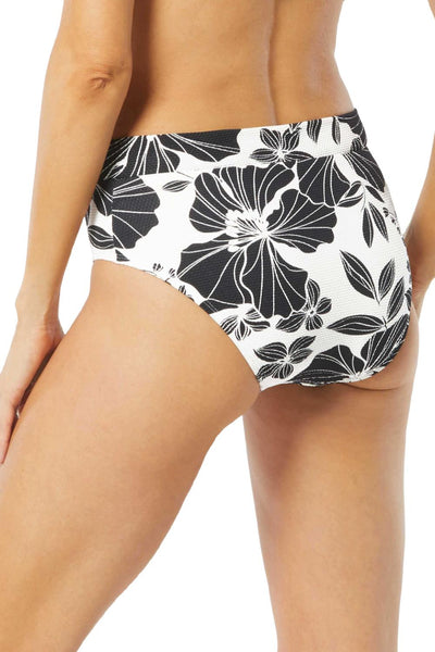 Beach House Garden Twilight Letty Crossover Swimbottom H5A581 Black