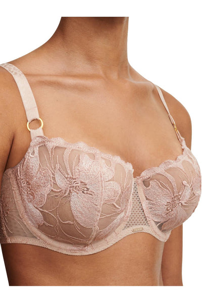 Chantelle Fleurs Demi Bra, Sugar (C12M5)