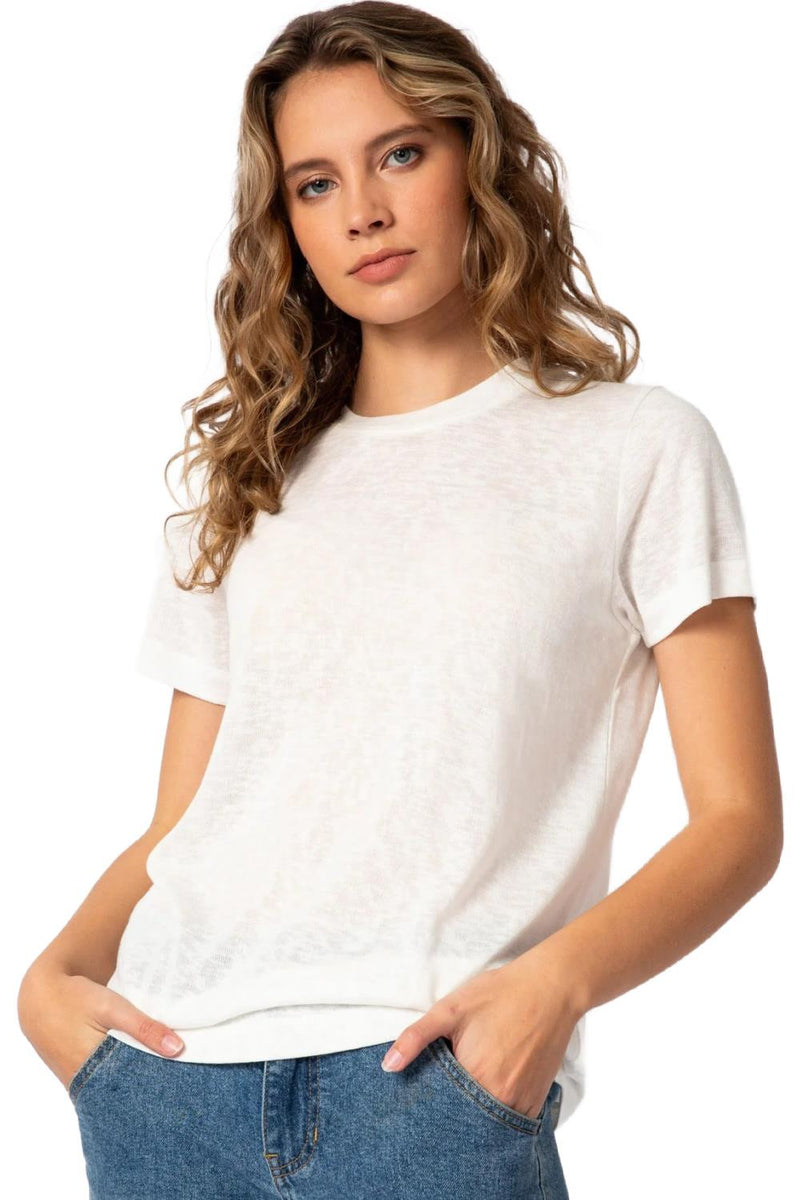 PJ Salvage Back To Basics S/S Top RNBBT-IVORY