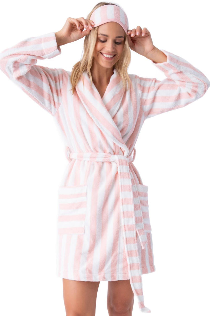 PJ Salvage Resort Essentials Robe RNRER-PINK ROSE