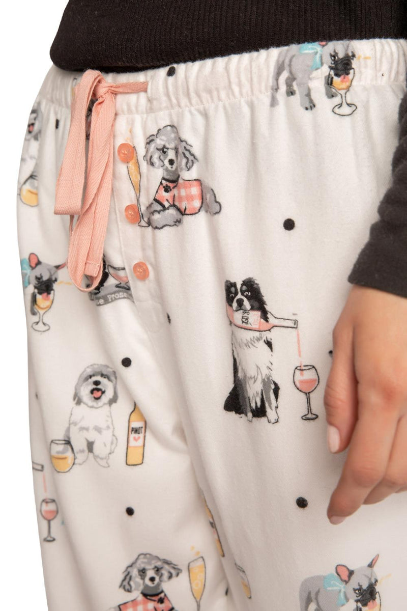 PJ Salvage Flannels Pants, Ivory (RKFLP)