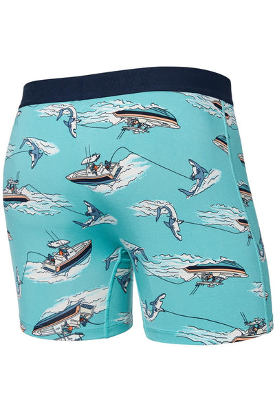 SAXX Ultra Boxer Brief SXBB30F-SSK (Shark Ski-Turquoise)