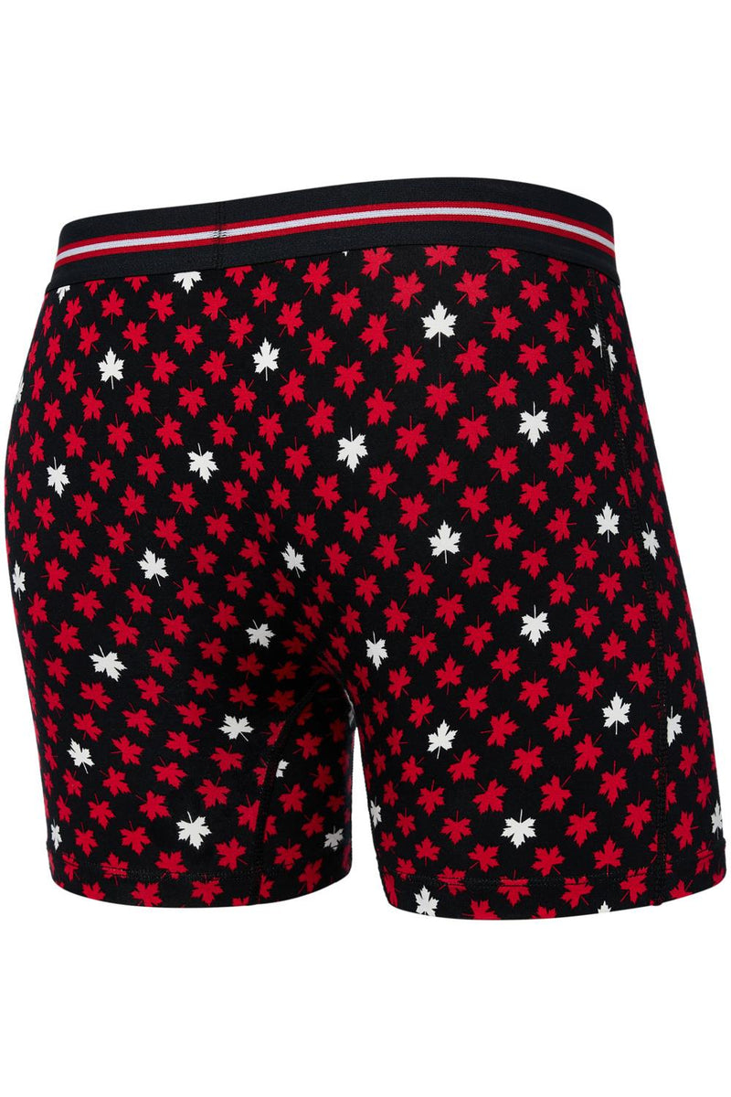 SAXX Vibe Boxer Brief SXBM35-MPL (Maple Leaf-Black)