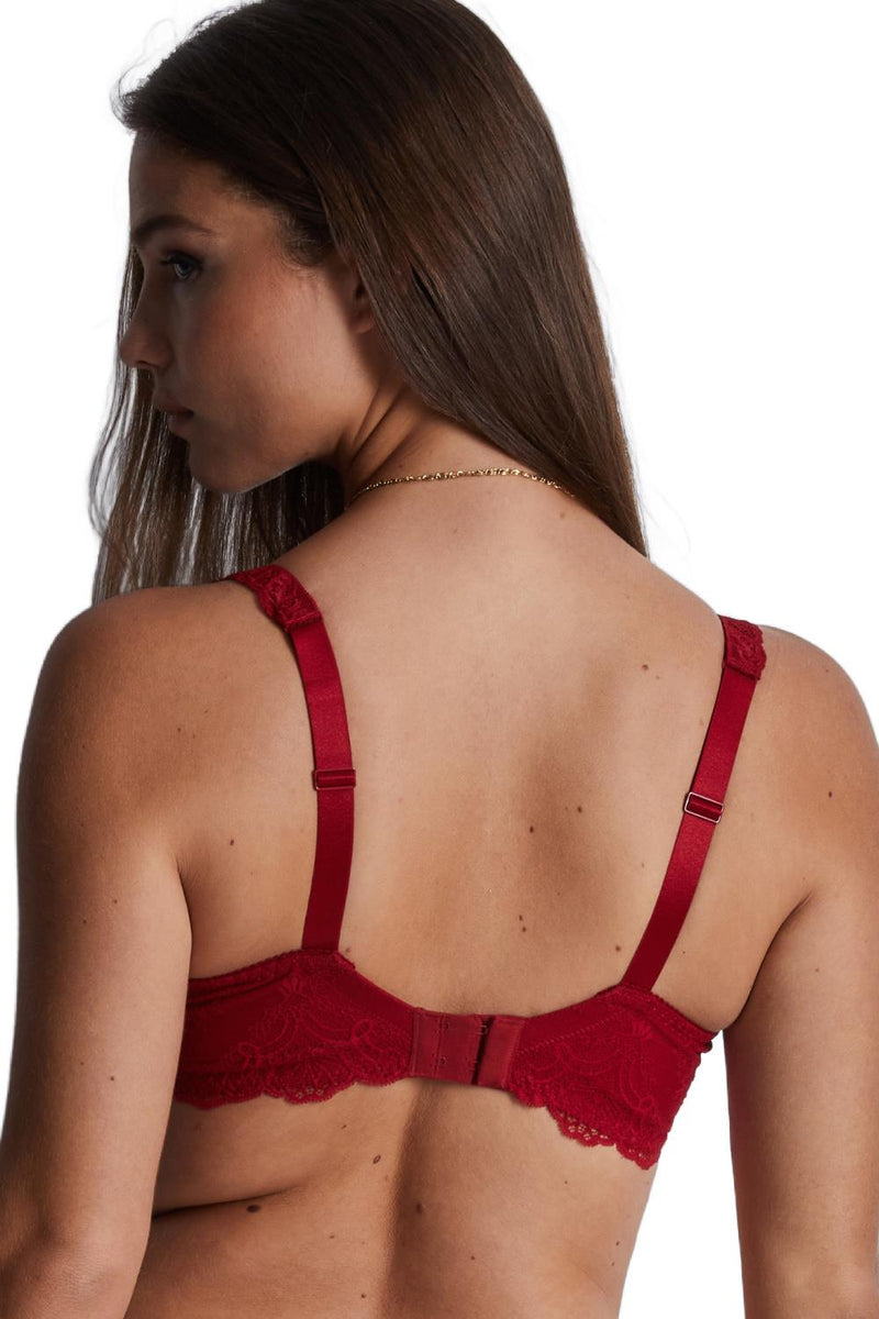 Aubade Dans des Sens Comfort Half Cup Bra, Irresistible Red (OG14-02)