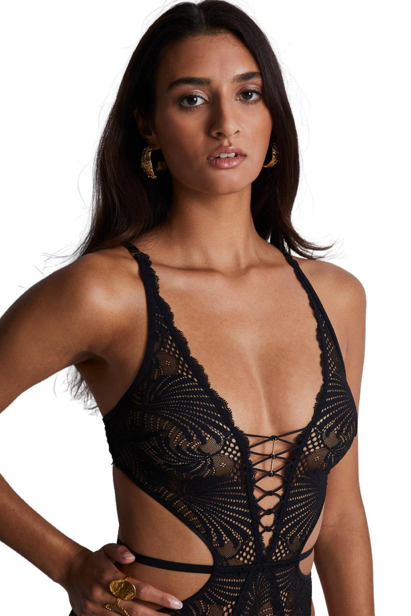 Aubade Rhythm of Desire Bodysuit, Black (2A86)