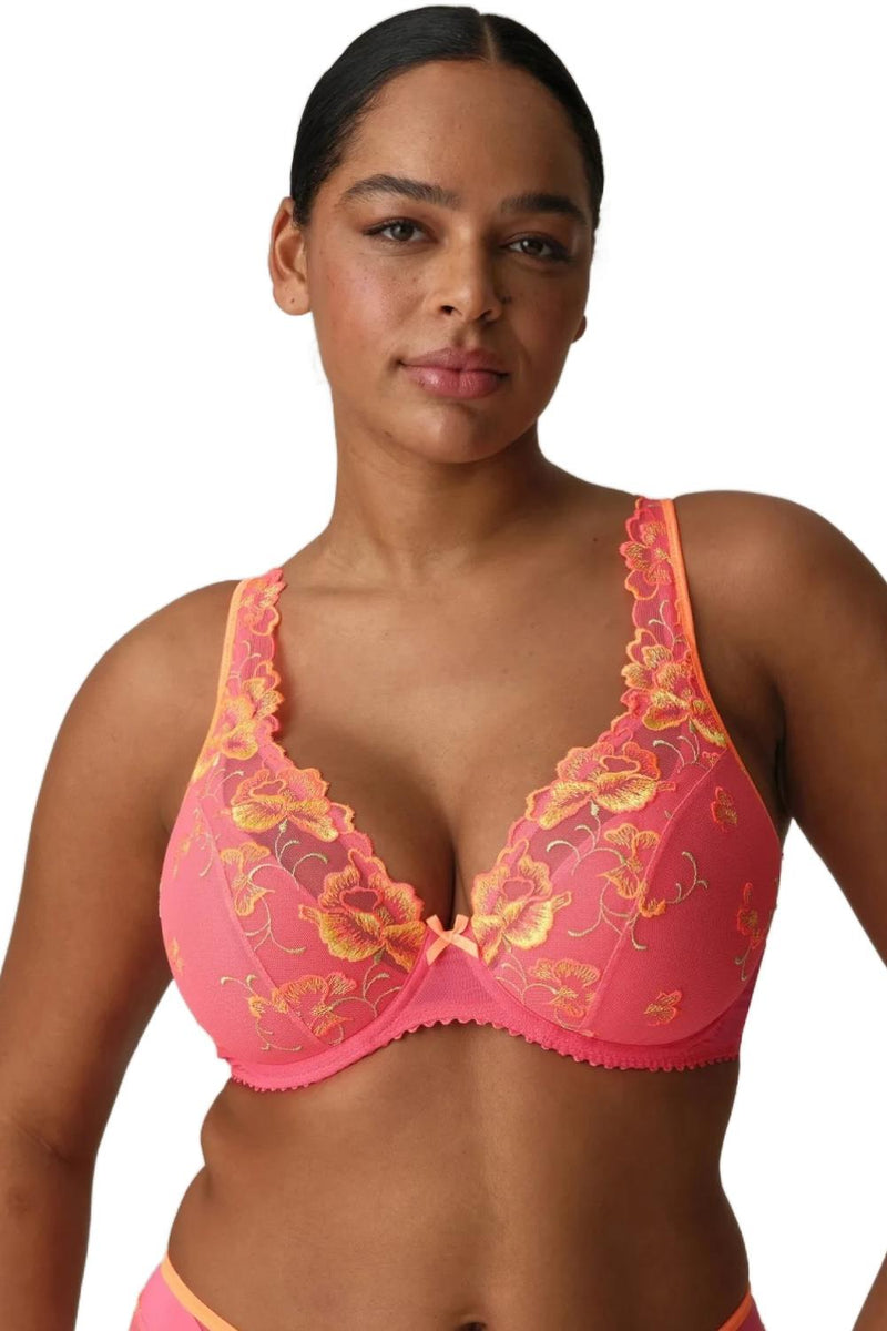 PrimaDonna Devdaha Half Padded Plunge Bra, Tropicana (0163442)
