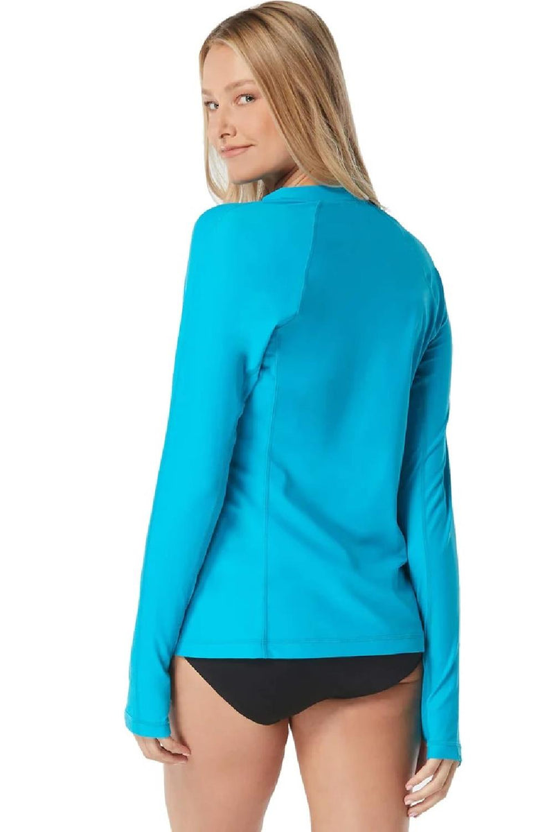 Gabar Long Sleeve Swim Shirt G6C502 Cyan