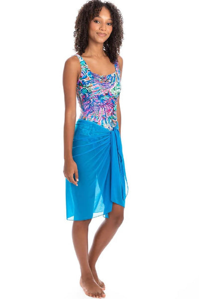 Togs Mesh Sarong Pareo SG13TH Deep Turquoise