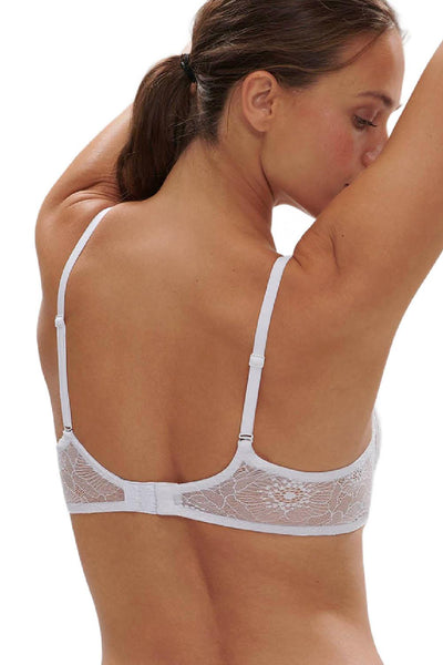 Simone Perele Swing Plunge Bra, White (15Y319)