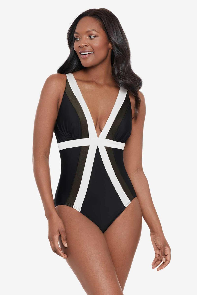 Miraclesuit Spectra Trilogy Swimsuit 6554352 Black