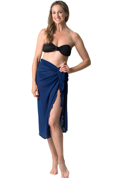 Cover Me Beach Club One Size Pareo, Marine (24051158)