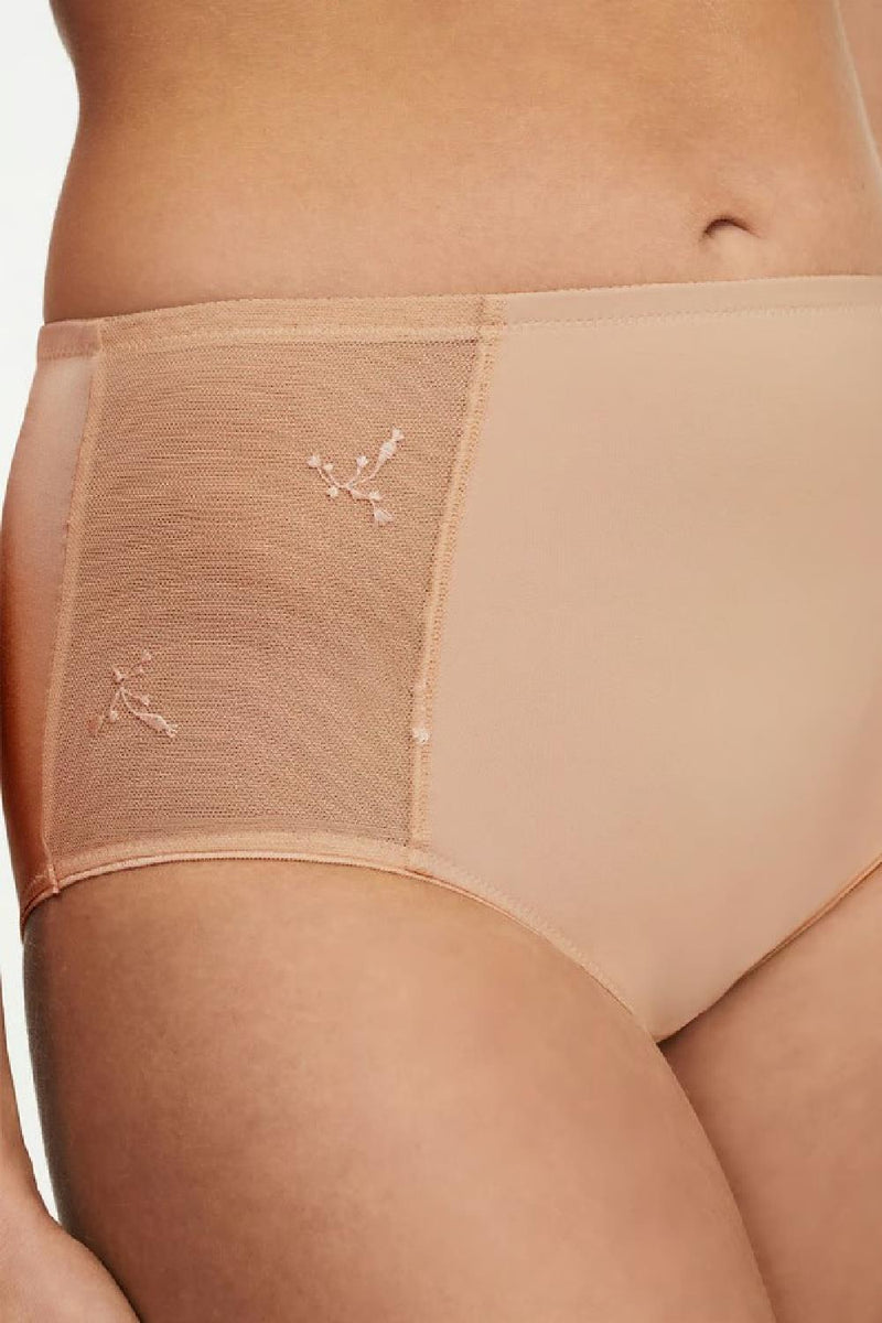 Chantelle Every Curve High Waist Brief, Golden Beige (C16B8)