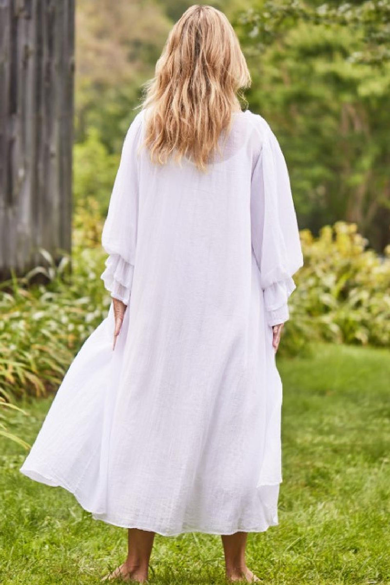 April Cornell Vivianne Robe, White (DGA5509U)