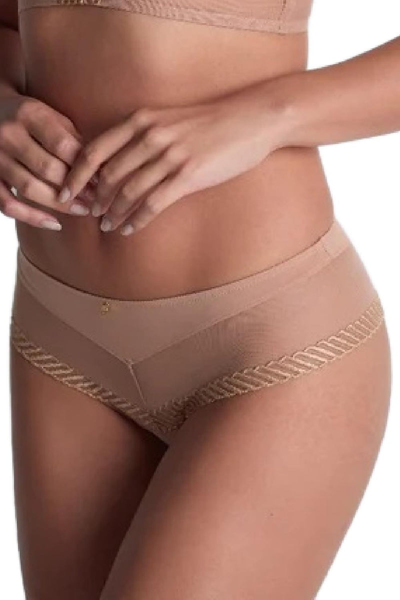 Aubade Sheer Emotion Shorty, Sand (4M70)