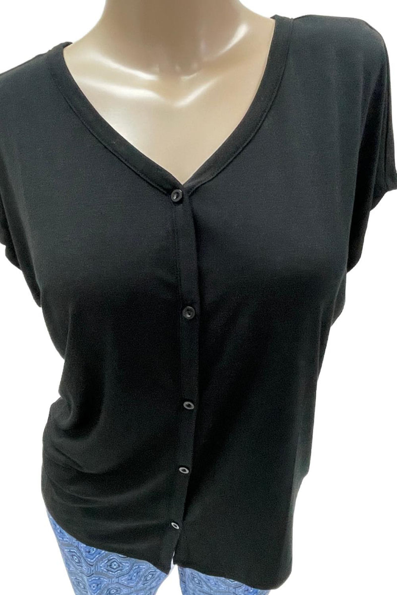 Cool Girl Midnight Majesty Short Sleeve Top, Black (C325103)