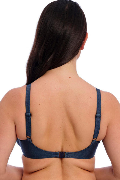 Fantasie Paros Coast Gathered Full Cup Bikini Top, Midnight Sparkle (FS506101)