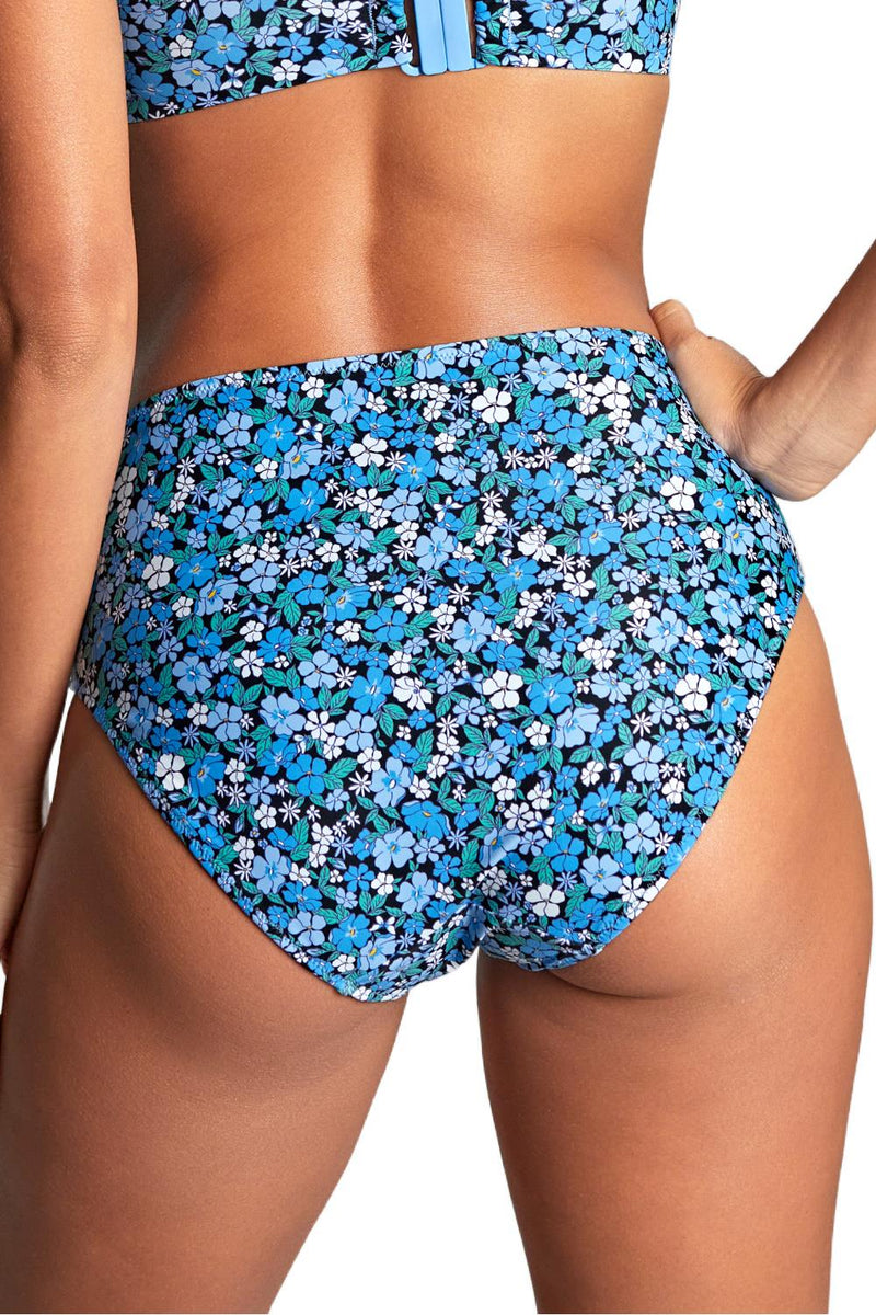 Panache Swim High Waist Bikini Bottoms, Posy Print (SW1755)
