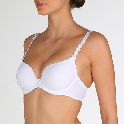 Marie Jo Tom Padded Heart Shaped Bra, White (0120826)
