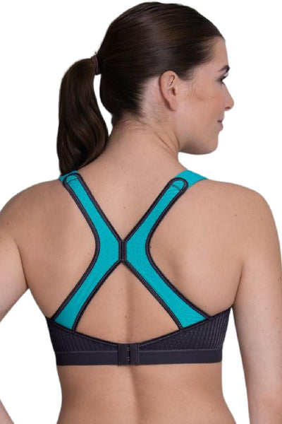 Anita DynamiXstar - Maximum Support - Racerback Sports Bra, Peacock (5537)