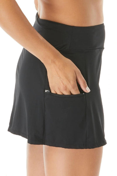 Beach House Emma Swim Skort H58371 Black