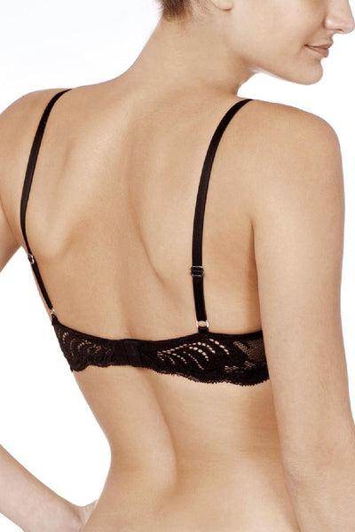 Natori Feathers Plunge Bra, Black (730023)