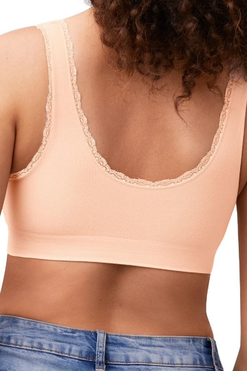 Amoena Kitty Seamless Prosthetic Cotton Bra, Rose Nude (44607)