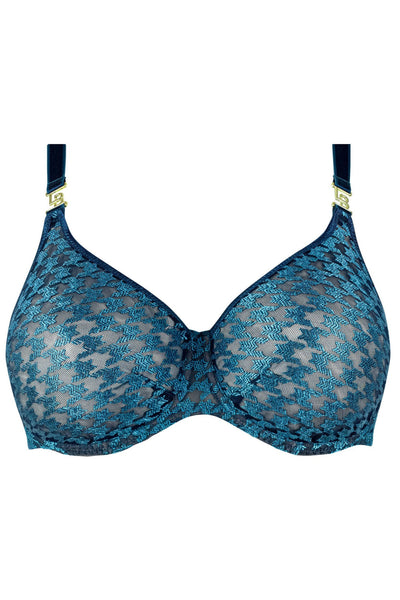 Louisa Bracq Tailor Seamless Full Cup Bra, Neon Botanica (54513)