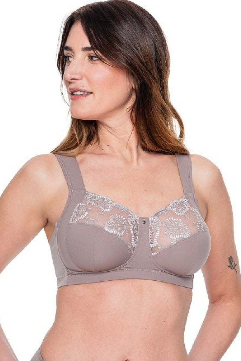 Louisa Bracq Élise Full Cup Wireless Bra, Taupe (41915)