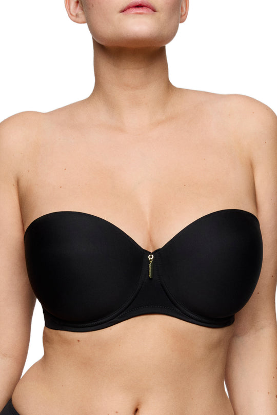 PrimaDonna Twist Twixie Strapless Bra, Black (0242538)