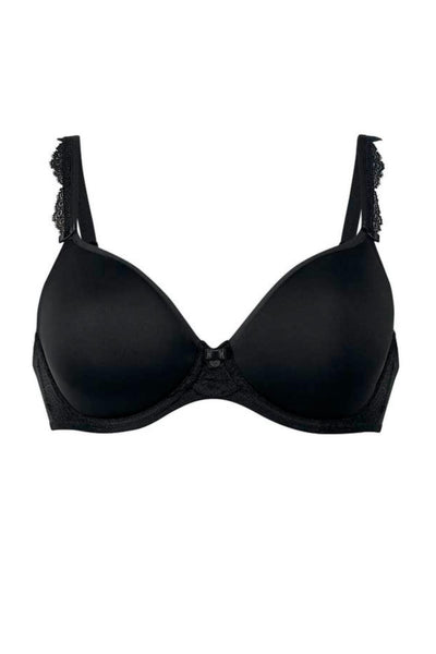 Rosa Faia Selma Underwire Spacer Bra, Black (5637)