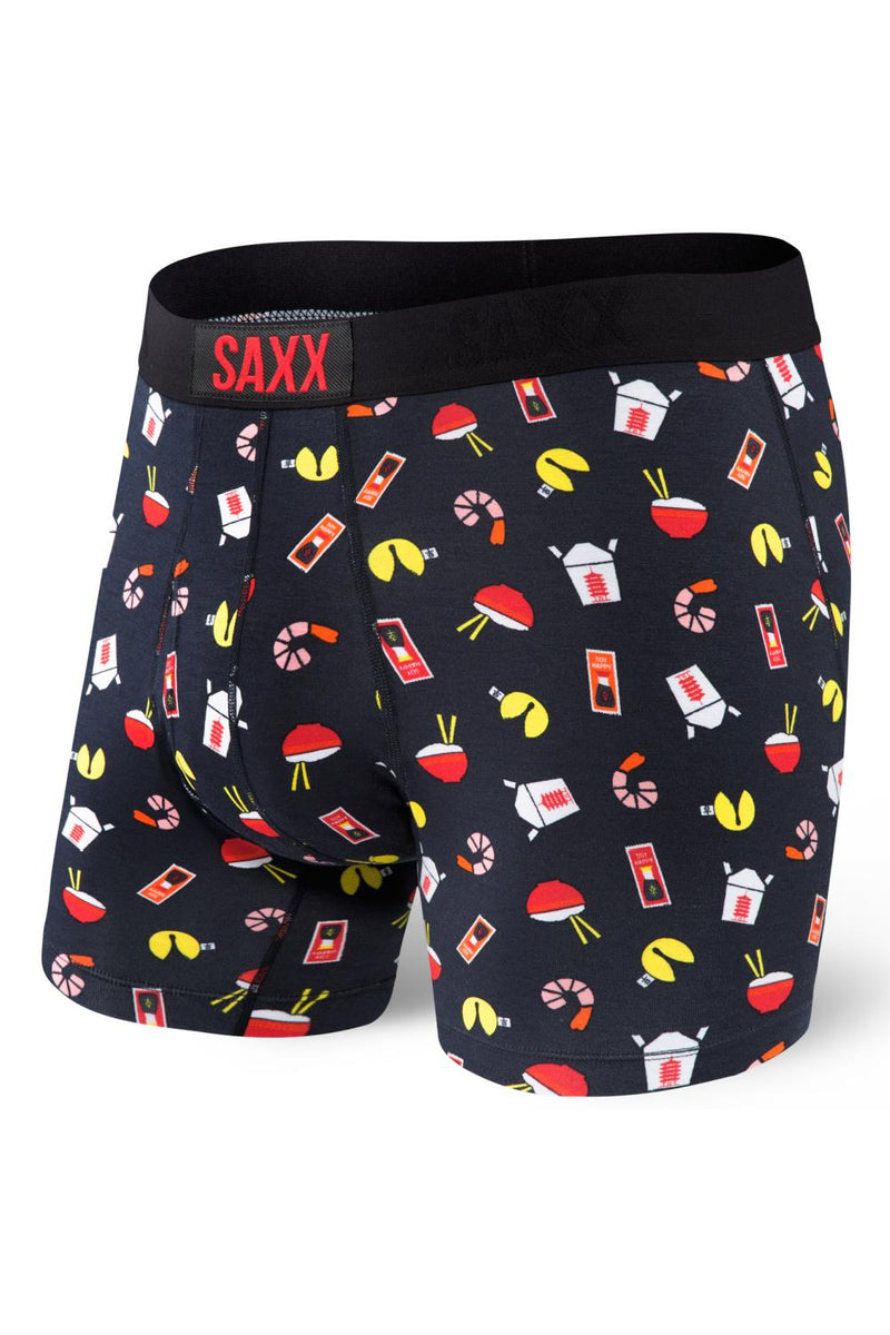 SAXX Ultra Open Fly Boxer SXBB30F-SHB (Black Soy Happy)