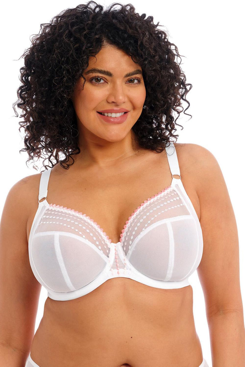 Elomi Matilda Convertible Plunge Bra, White (EL8900)