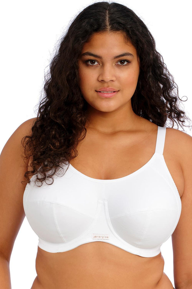 Elomi Energise Sports Bra, White (EL8041)