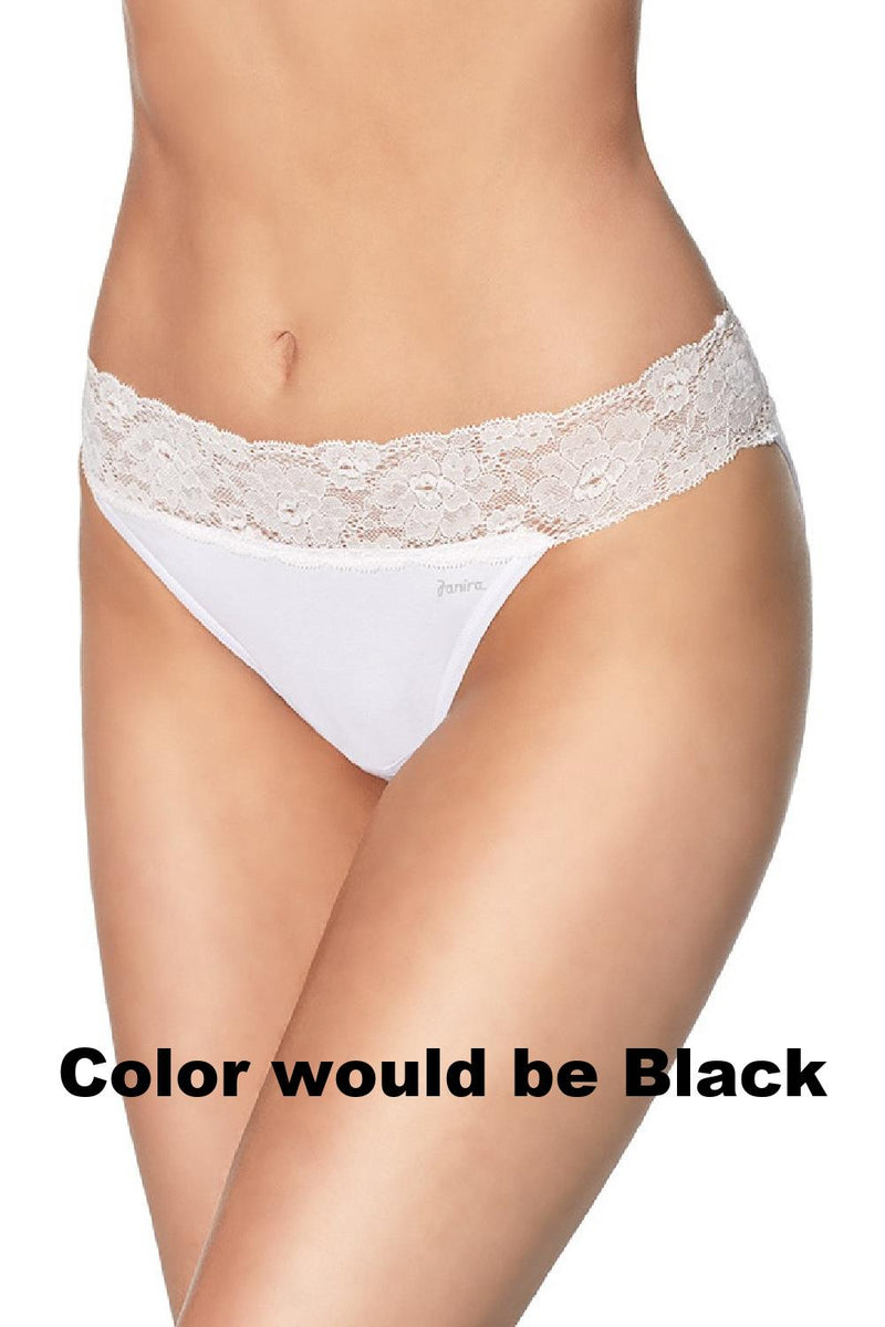 Janira Dolce Cinture Bikini Brief, Black (31787)