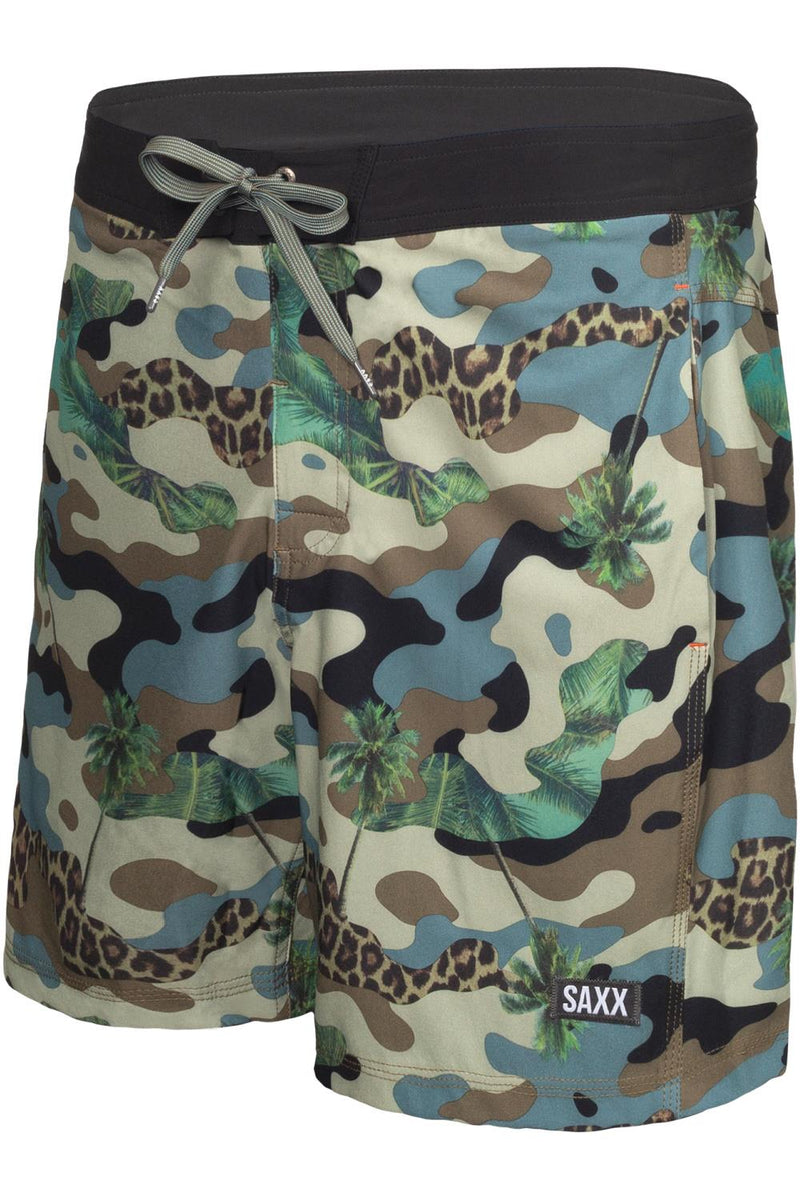 SAXX Betawave 7" 2N1 Boardie SXSW01L-GJC (Green Jungle-Camo)