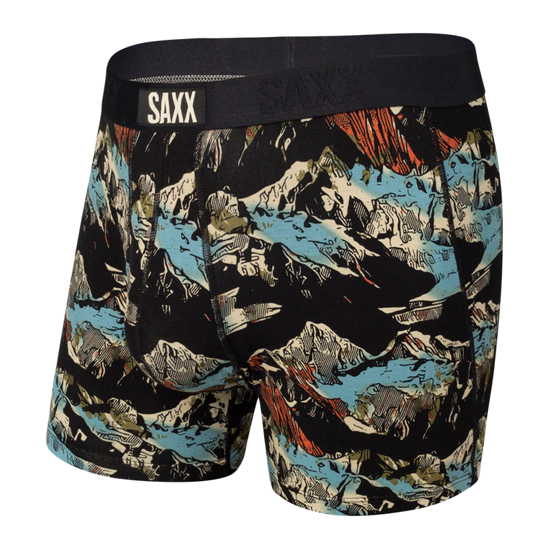SAXX Ultra Boxer Brief Fly SXBB30F MOB (Black Mountainscape)