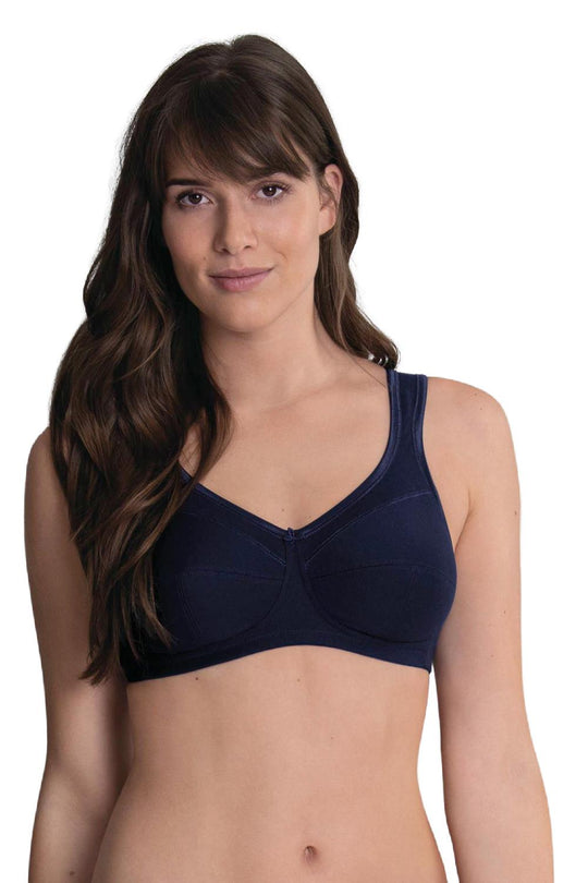 Anita Jana Comfort Cotton Soft Bra, Maritime Blue (5427)