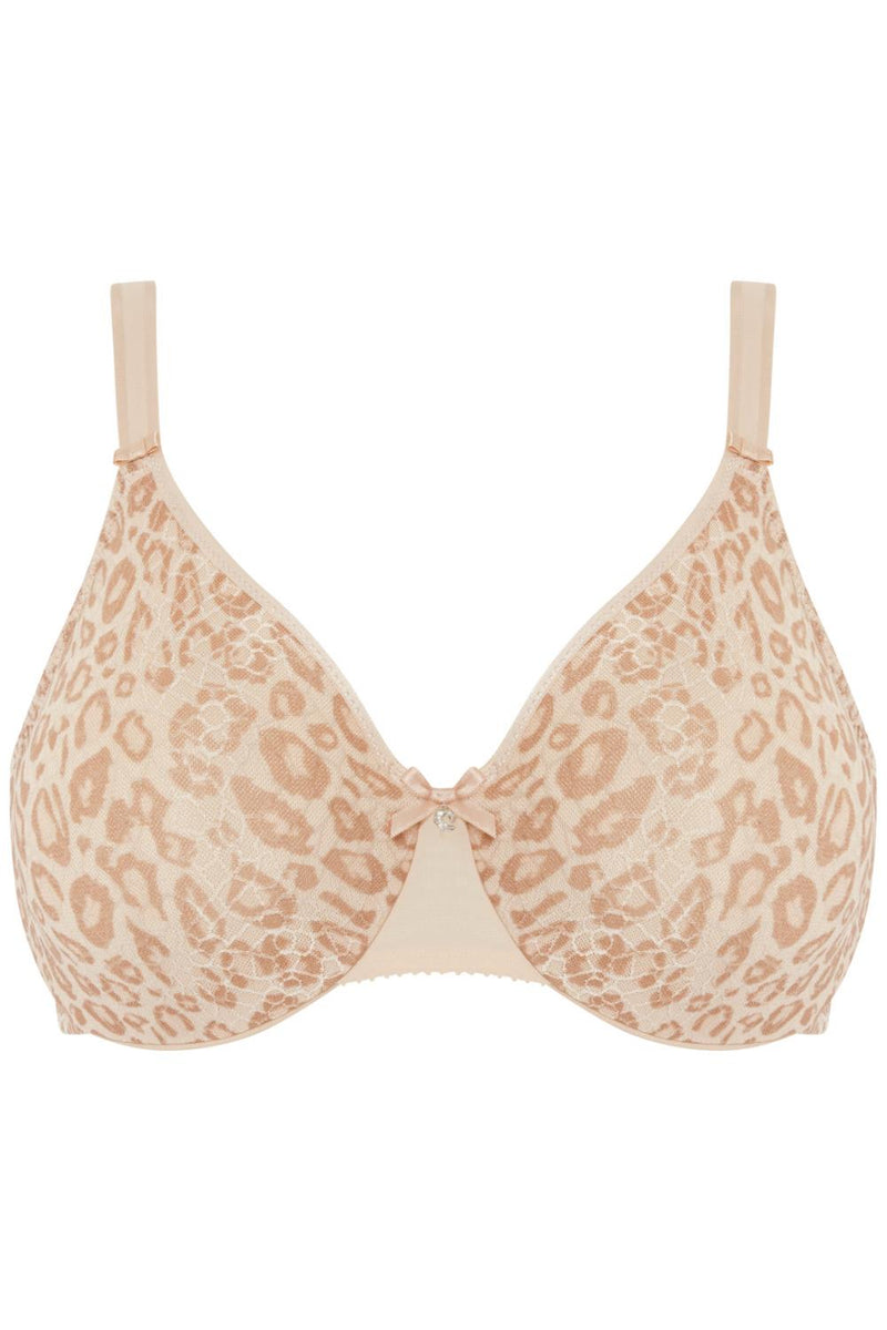 Chantelle C-Magnifique Seamless Unlined Minimizer Bra, Leo Neutral (1891)