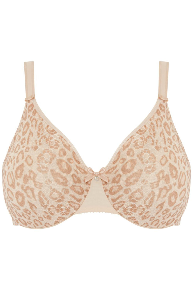 Chantelle C-Magnifique Seamless Unlined Minimizer Bra, Leo Neutral (1891)