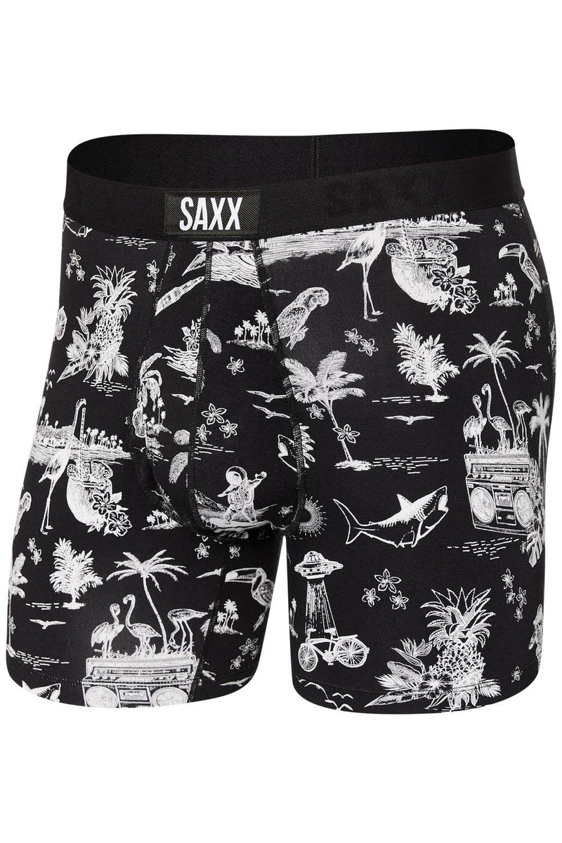 SAXX Ultra Boxer Brief SXBB30F-AST (Black Astro Surf & Turf)
