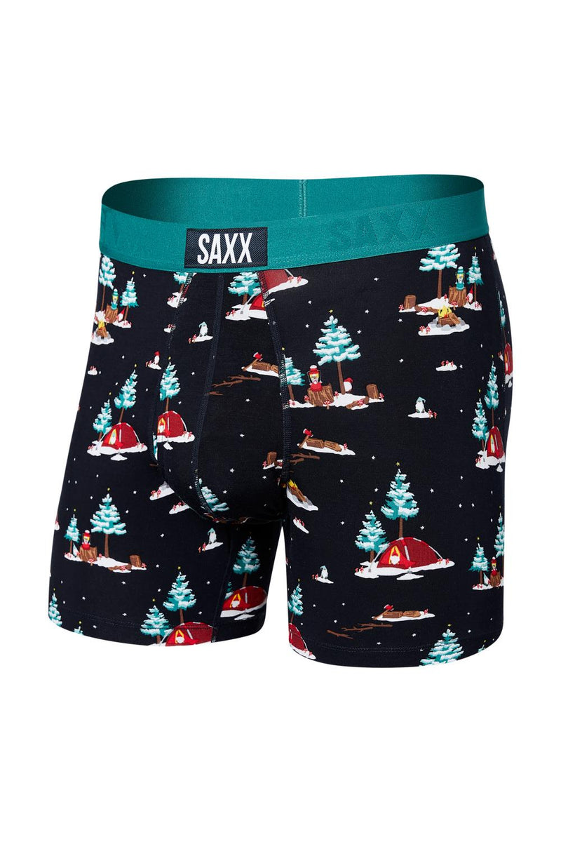 SAXX Ultra Open Fly Boxer SXBB30F-SAN (Shine A Light-Navy)