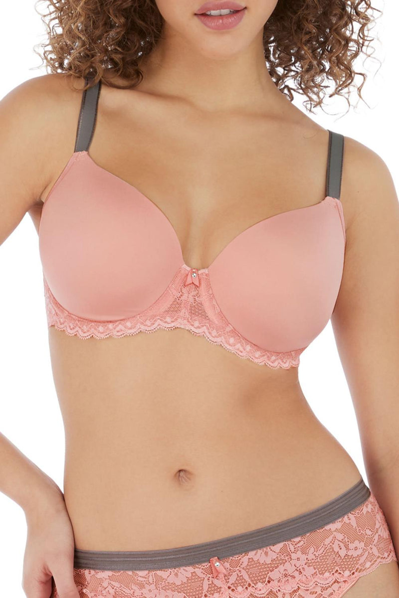 Freya Offbeat Moulded Bra, Rosehip (AA5450)