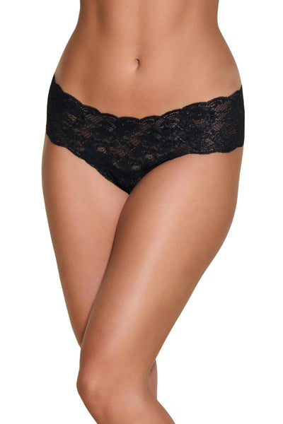 Cosabella Never Say Never Comfie Cutie Thong , Black (NEVER0343BW)