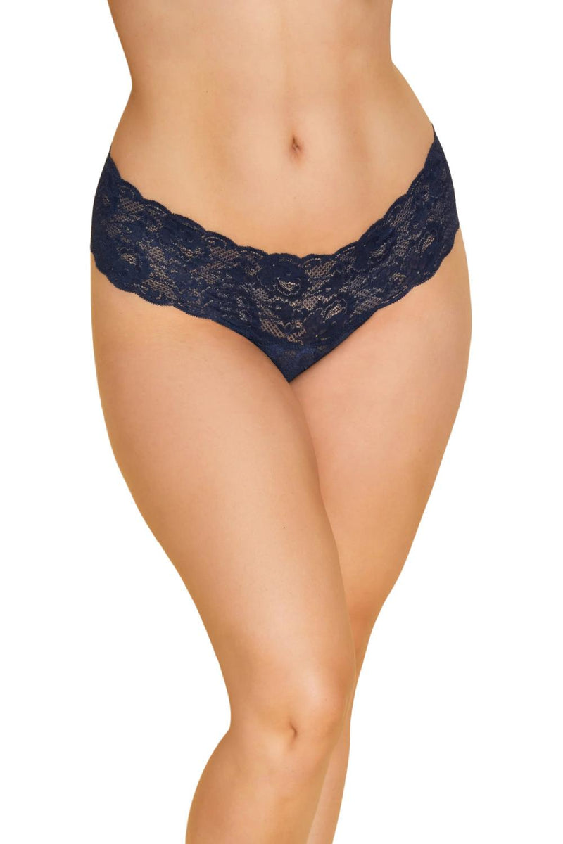 Cosabella Never Say Never Comfie Thong NEVER0343BW Navy