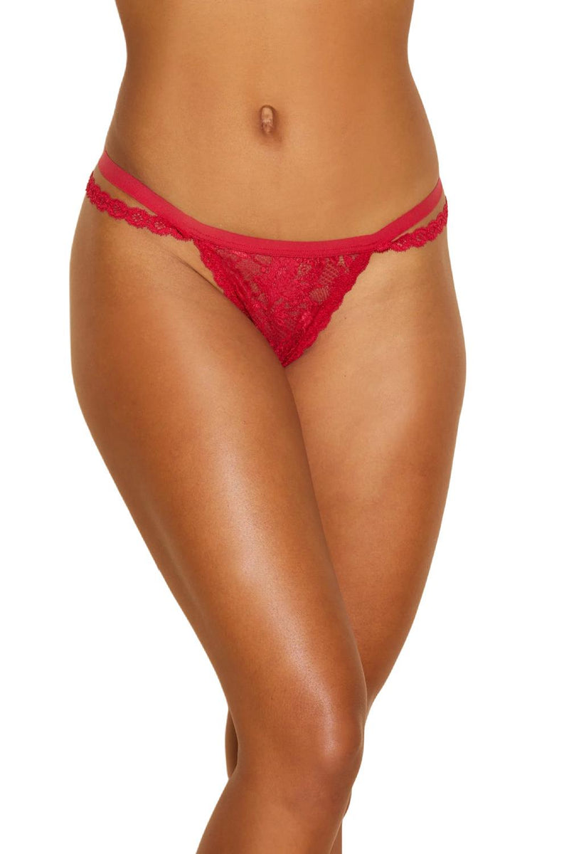 Cosabella Never Say Never Strappie G-String NEVER0223 Mystic red
