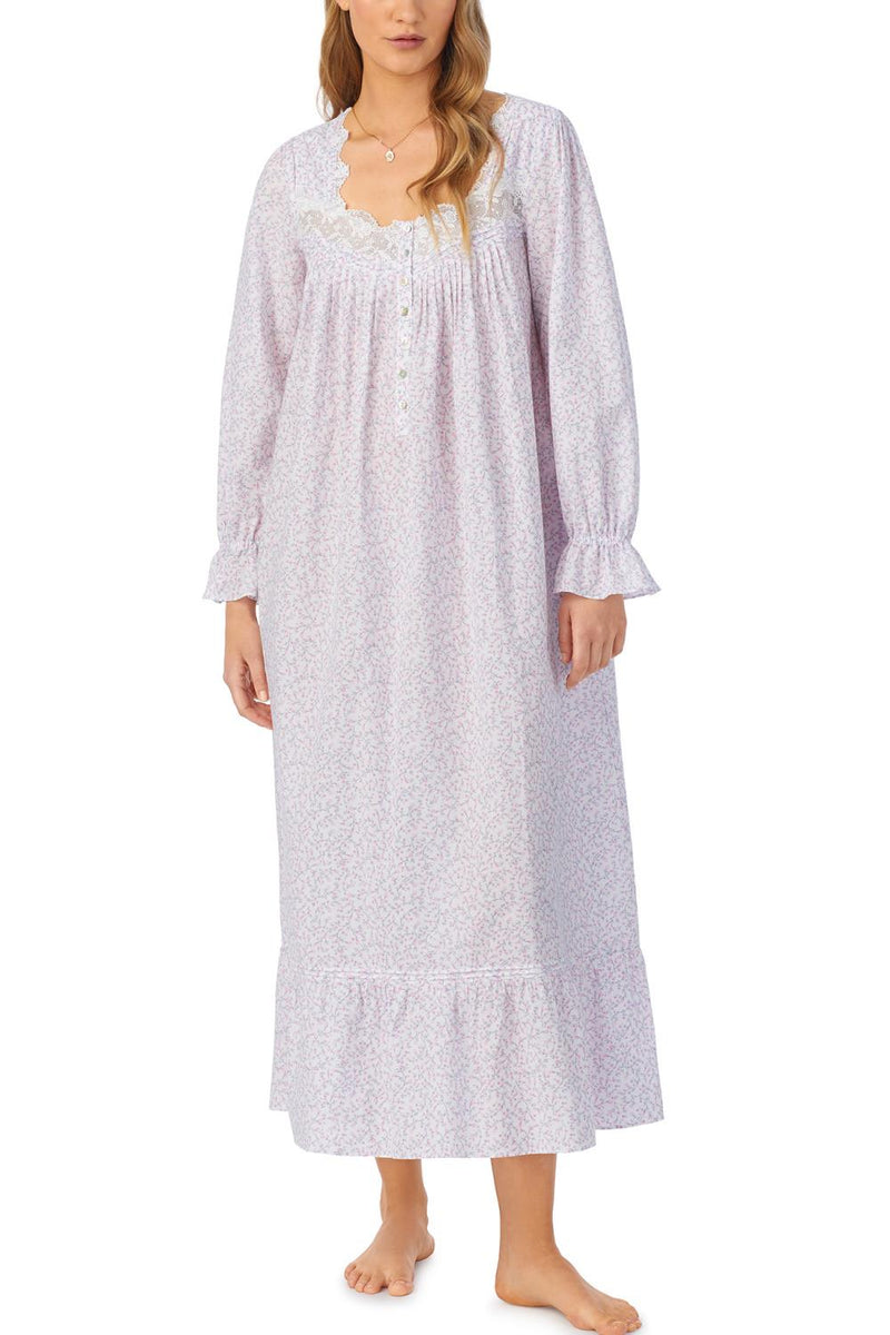 Eileen West 50" Ballet Long Sleeve Nightgown, Print (E5526614)