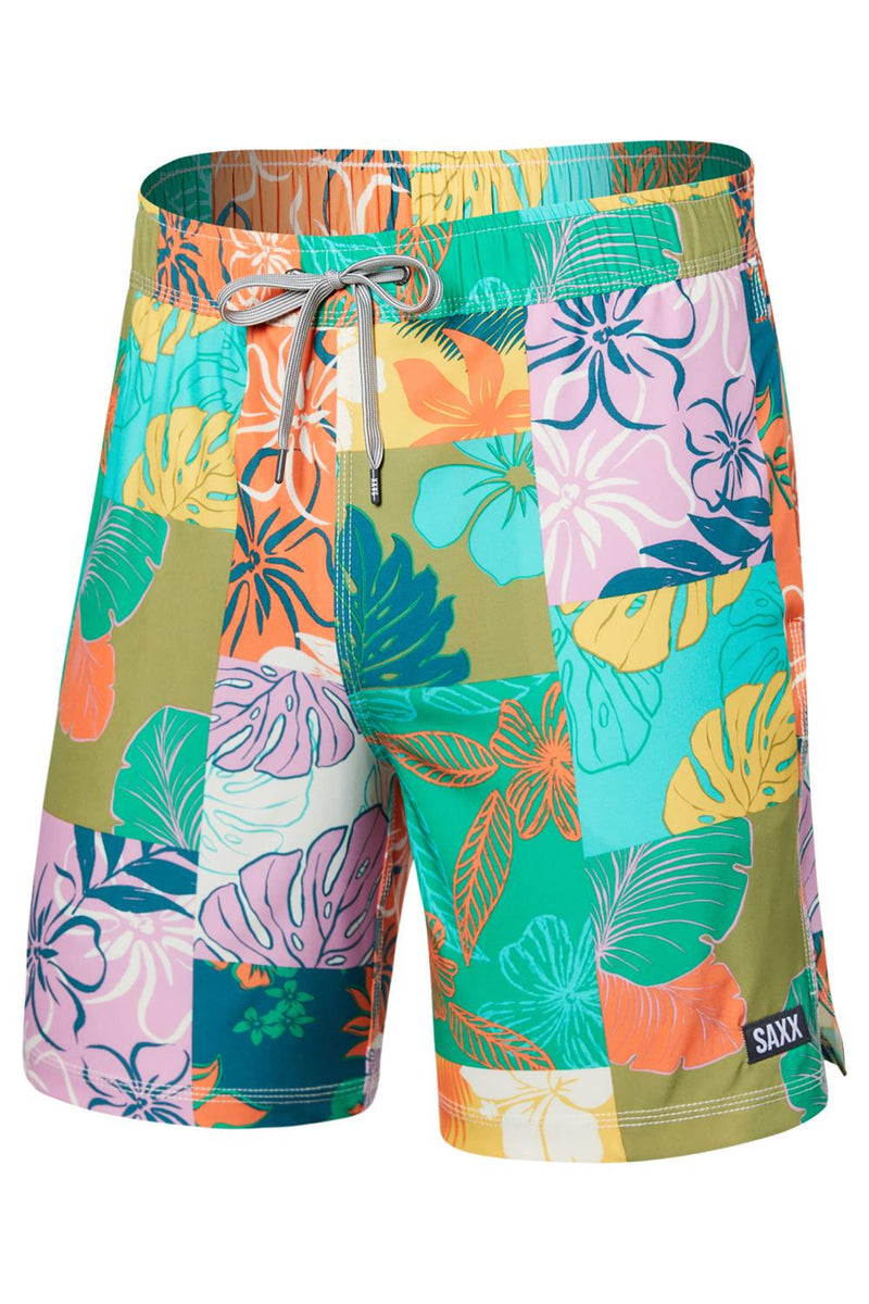 SAXX Oh Buoy 7” Swim Shorts SXSW04L-IPM (Island Patchwork-Multi)
