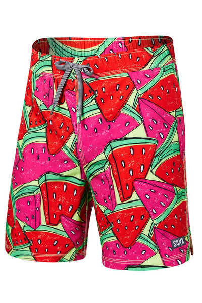 SAXX Oh Buoy 7” Swim Shorts SXSW04L-MMR (Mega Melon-Red)