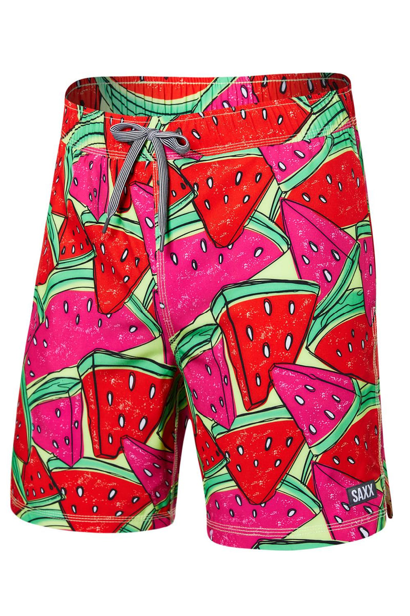 SAXX Oh Buoy 7” Swim Shorts SXSW04L-MMR (Mega Melon-Red)