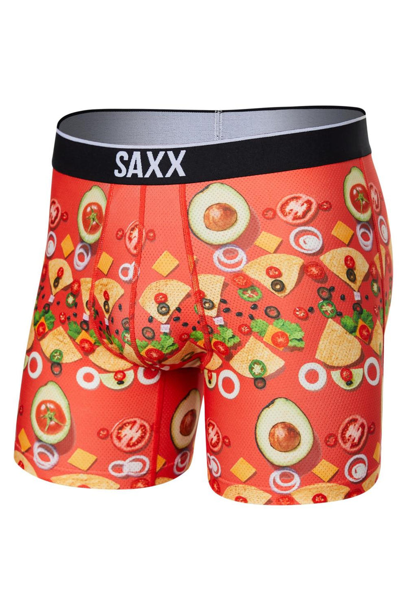 SAXX Volt Boxer Brief SXBB29-DNR (Deconstructed Nachos-Red)